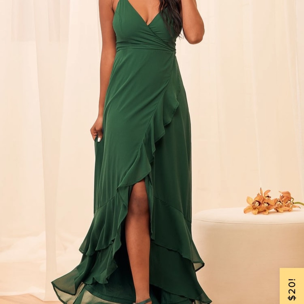 LuLus Emerald Green Dress